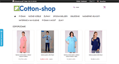 Desktop Screenshot of cotton-shop.sk